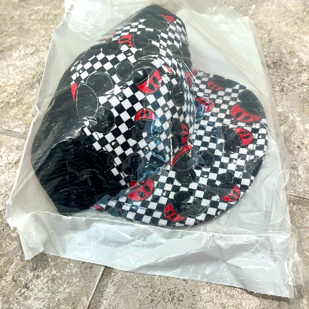 George Hats Red Checkered Mouse Trucker